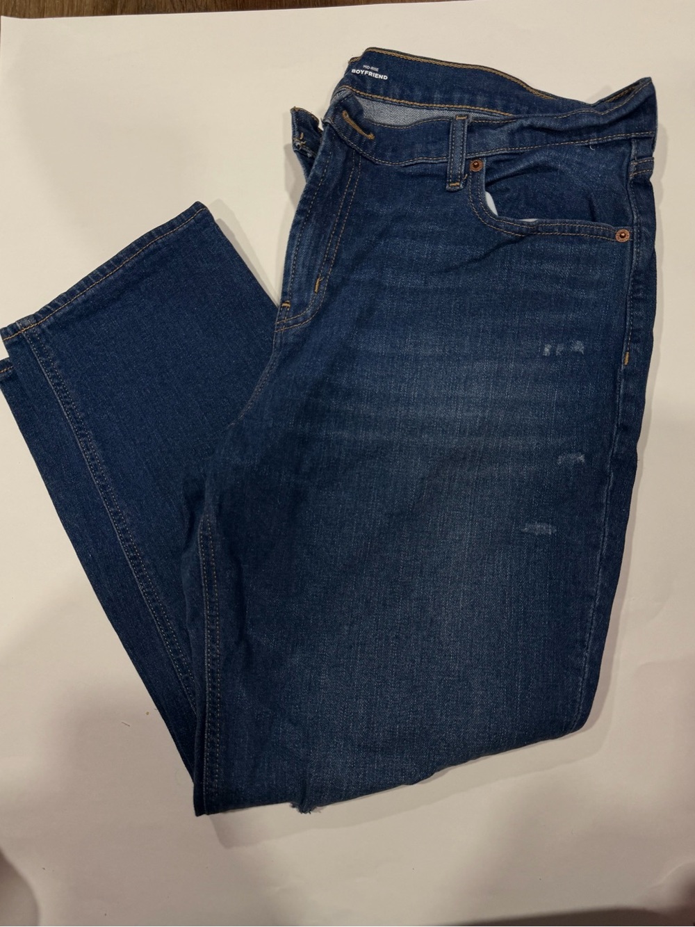 Women’s Dark Blue Denim Jeans - Classic Straight Fit